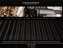 Tablet Screenshot of kirkegaarden.dk